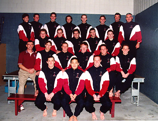 Bates College Men's
Swimming and Diving Team Picture