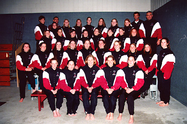 Bates College Women's
Swimming and Diving Team Picture