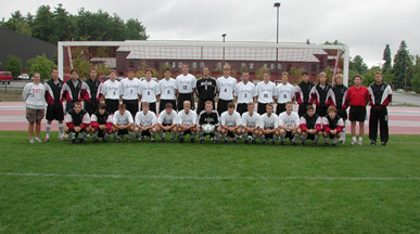 Bates Men's Soccer Team 2001
