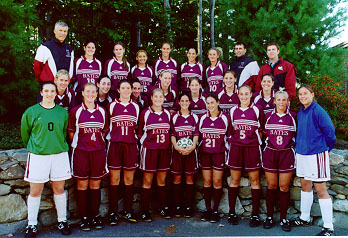 2000 Bates Women's Soccer team