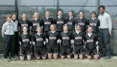 Bates Softball 2001