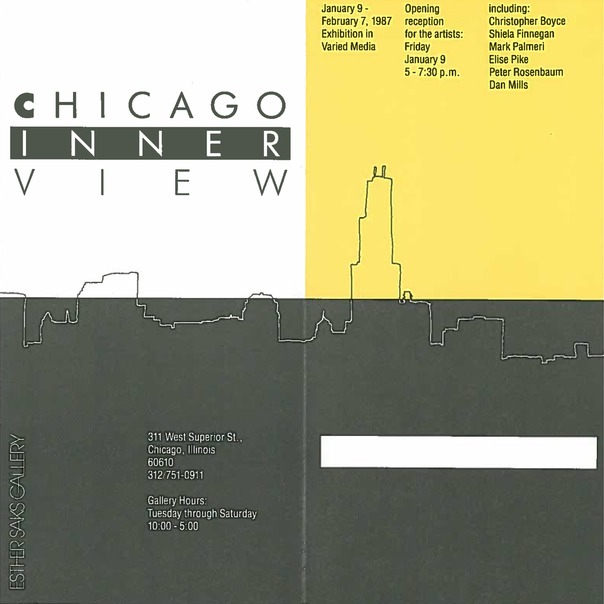 Chicago Inner View, Esther Saks Gallery