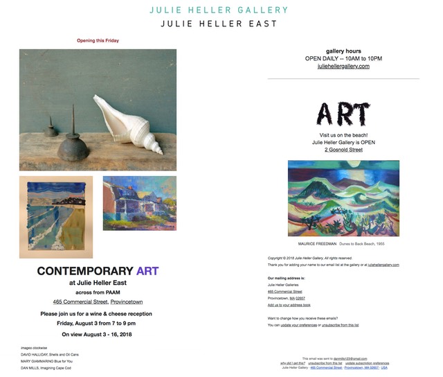 Julie Heller Contemporary Art 8 2018