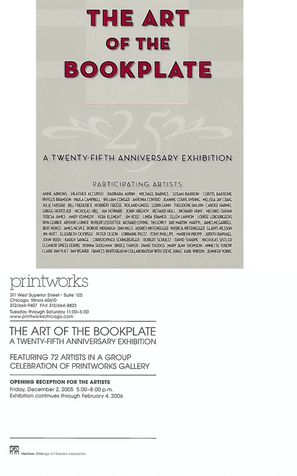 Printworks Gallery, Chicago, 2005-06