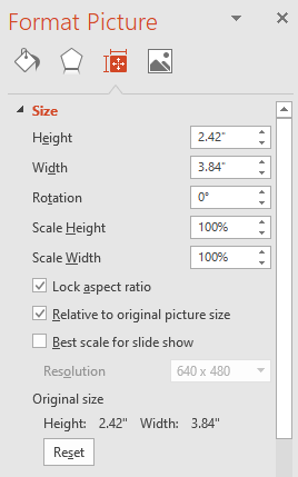 font sizes for posters