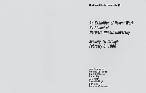 Alumni Exhibition, NIU Art Museum Chicago Gallery